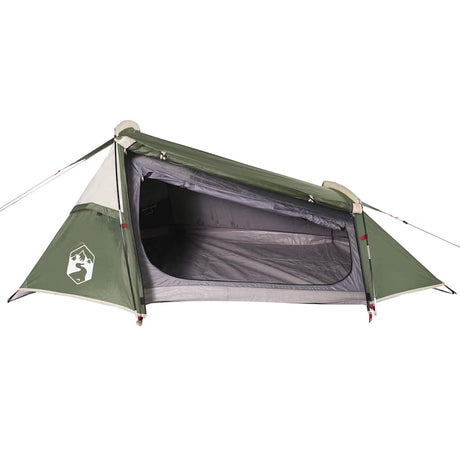 VidaXL tente tunnel 2 personnes imperméable vert