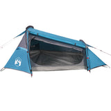 Tente tunnel VidaXL 2 personnes imperméable bleu