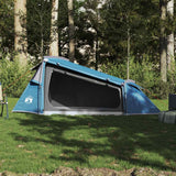 Tente tunnel VidaXL 2 personnes imperméable bleu