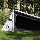 VidaXL tente tunnel 2 personnes imperméable tissu occultant blanc