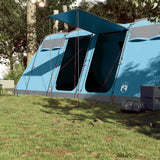 Tente tunnel VidaXL 10 personnes imperméable bleue