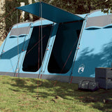Tente tunnel VidaXL 10 personnes imperméable bleue
