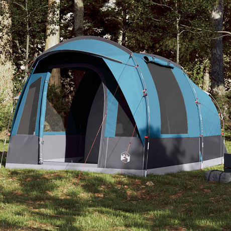 Tente tunnel VidaXL 3 personnes imperméable bleu