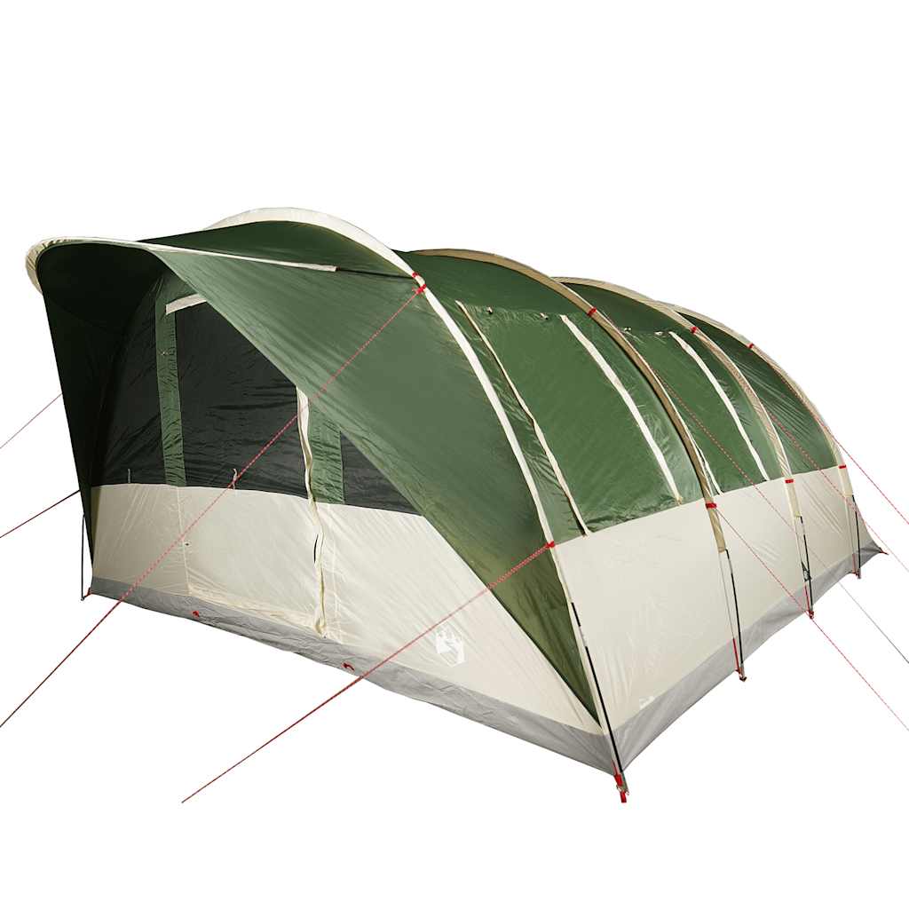 Tente tunnel VidaXL 7 personnes imperméable vert