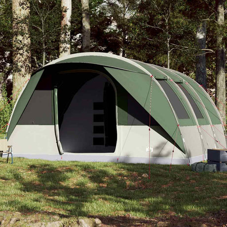 Tente tunnel VidaXL 7 personnes imperméable vert