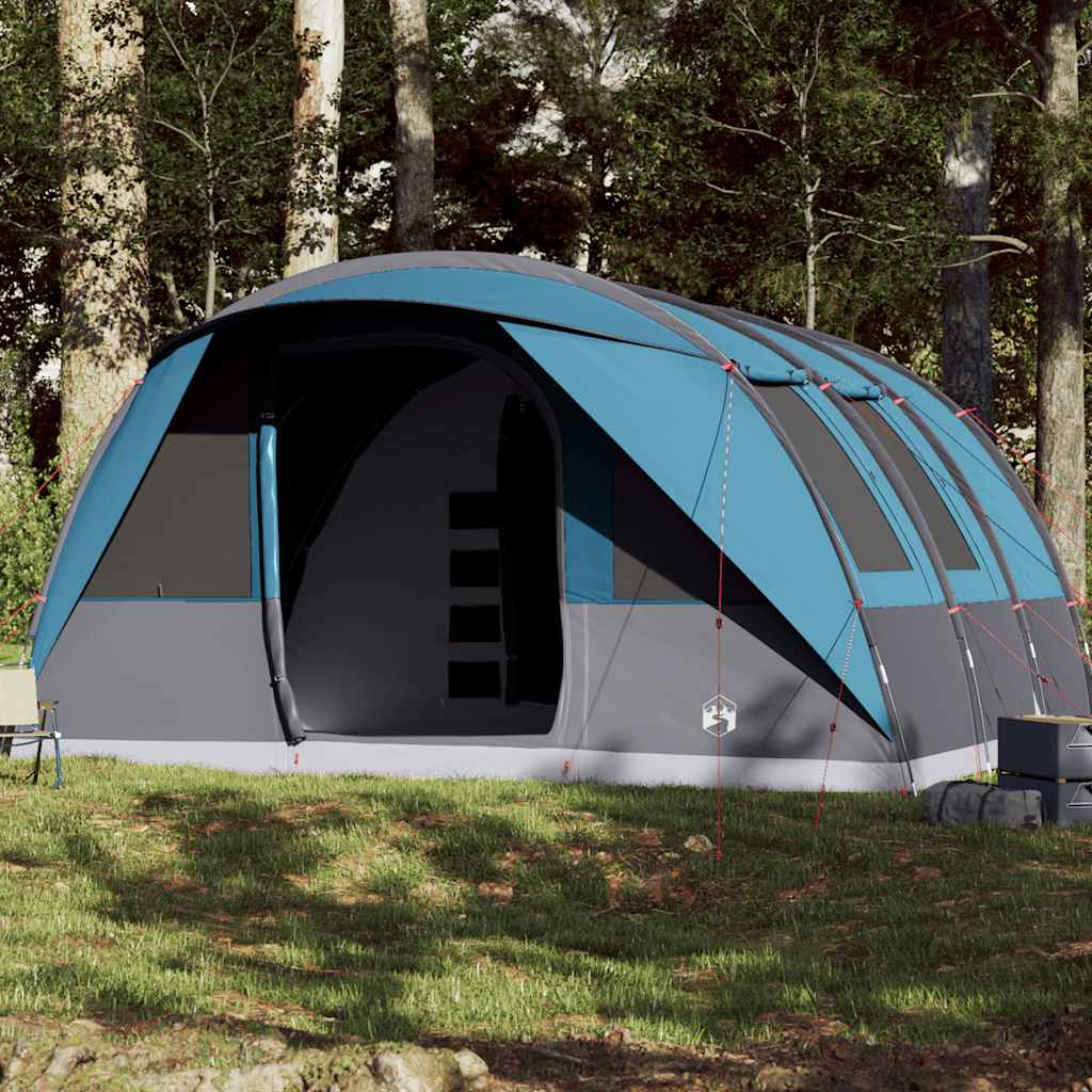 Tenda tunnel Vidaxl Blu impermeabile a 7 persone