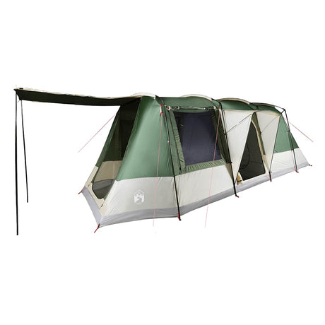 VidaXL tente tunnel 4 personnes imperméable vert
