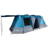 Tente tunnel VidaXL 4 personnes imperméable bleue
