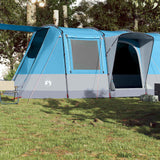 Vidaxl Tunnel tent 4-person waterproof blue