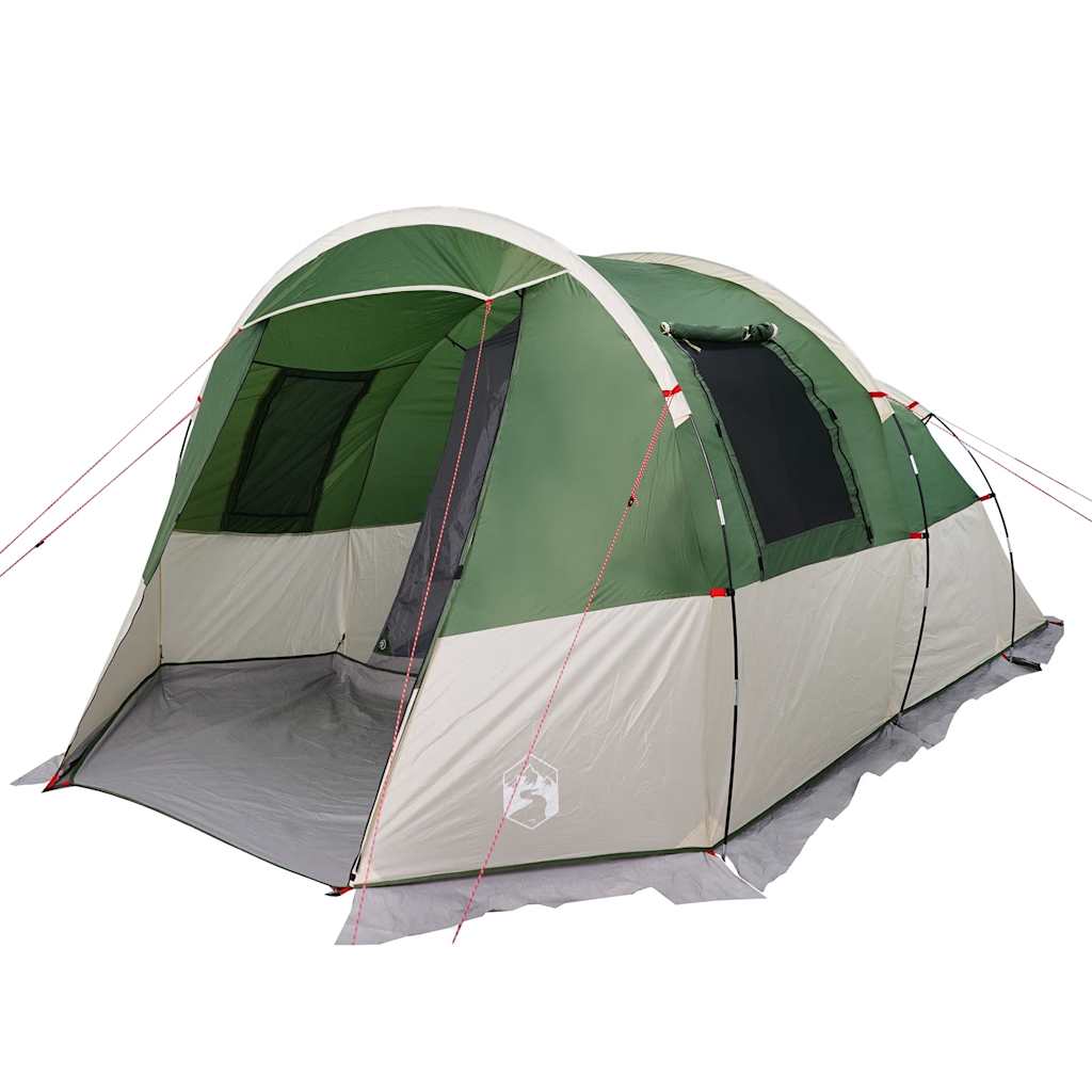 Vidaxl Tunnel Tent Green impermeabile per 4 persone