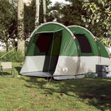 VidaXL tente tunnel 4 personnes imperméable vert