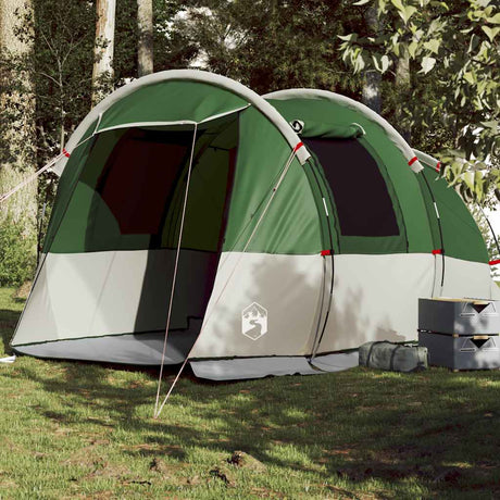 VidaXL tente tunnel 4 personnes imperméable vert