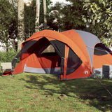 Vidaxl family 6-person waterproof gray and orange