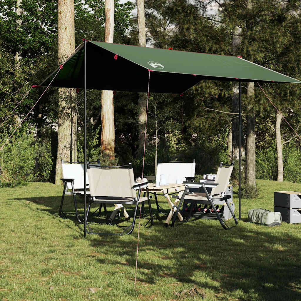 Vidaxl Camping Baldachýn vodotěsný 300x294 cm zelená