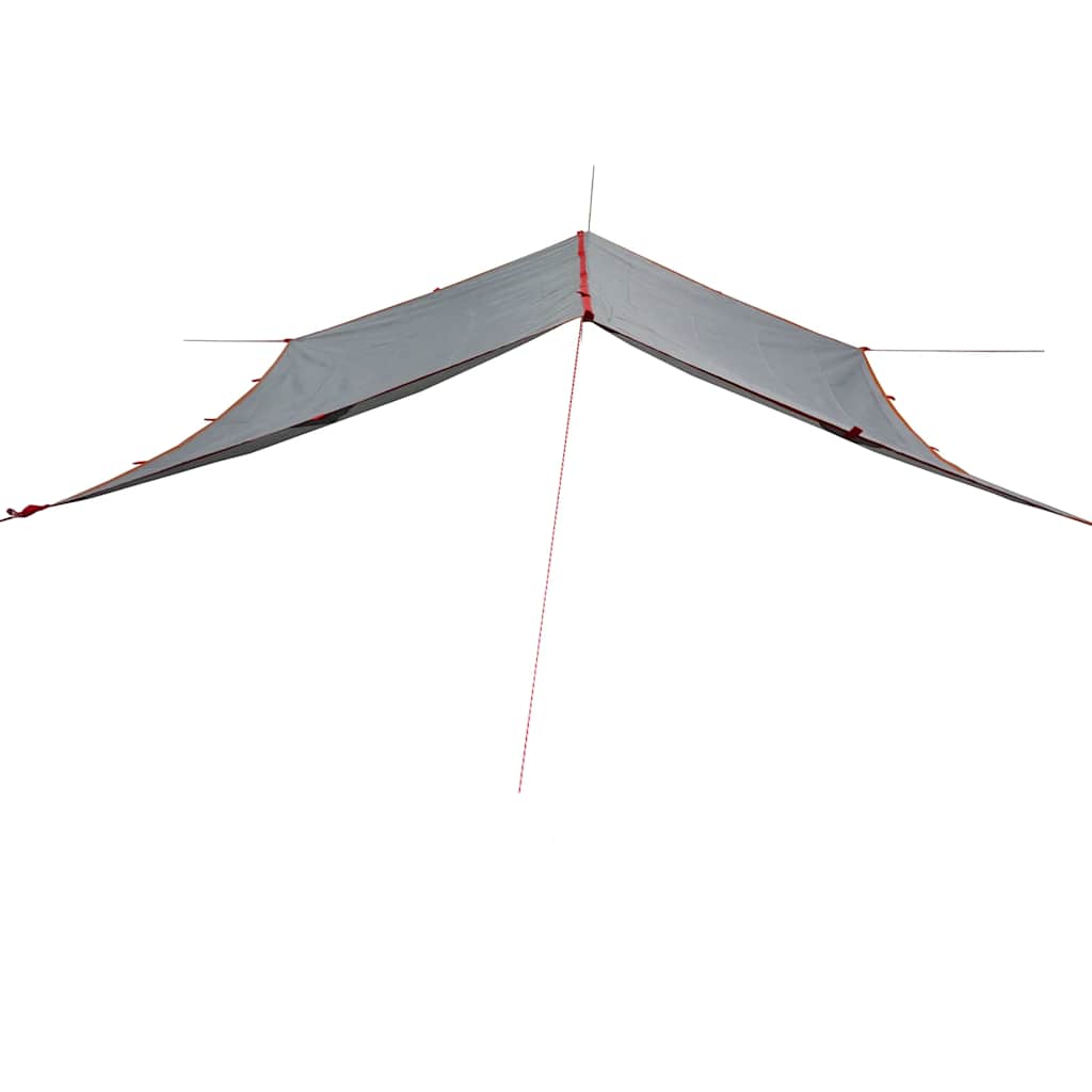 Vidaxx auvent de camping étanche 300x294 cm gris et orange