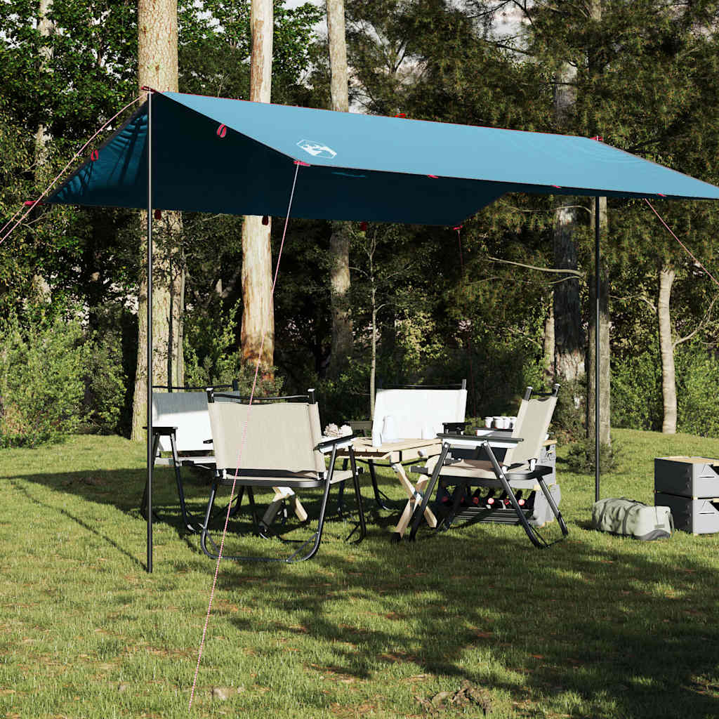 Vidaxx auvent de camping étanche 360x294 cm bleu