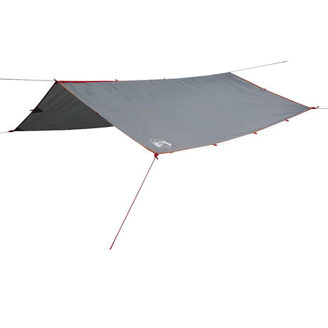 Vidaxx auvent de camping étanche 360x294 cm gris et orange