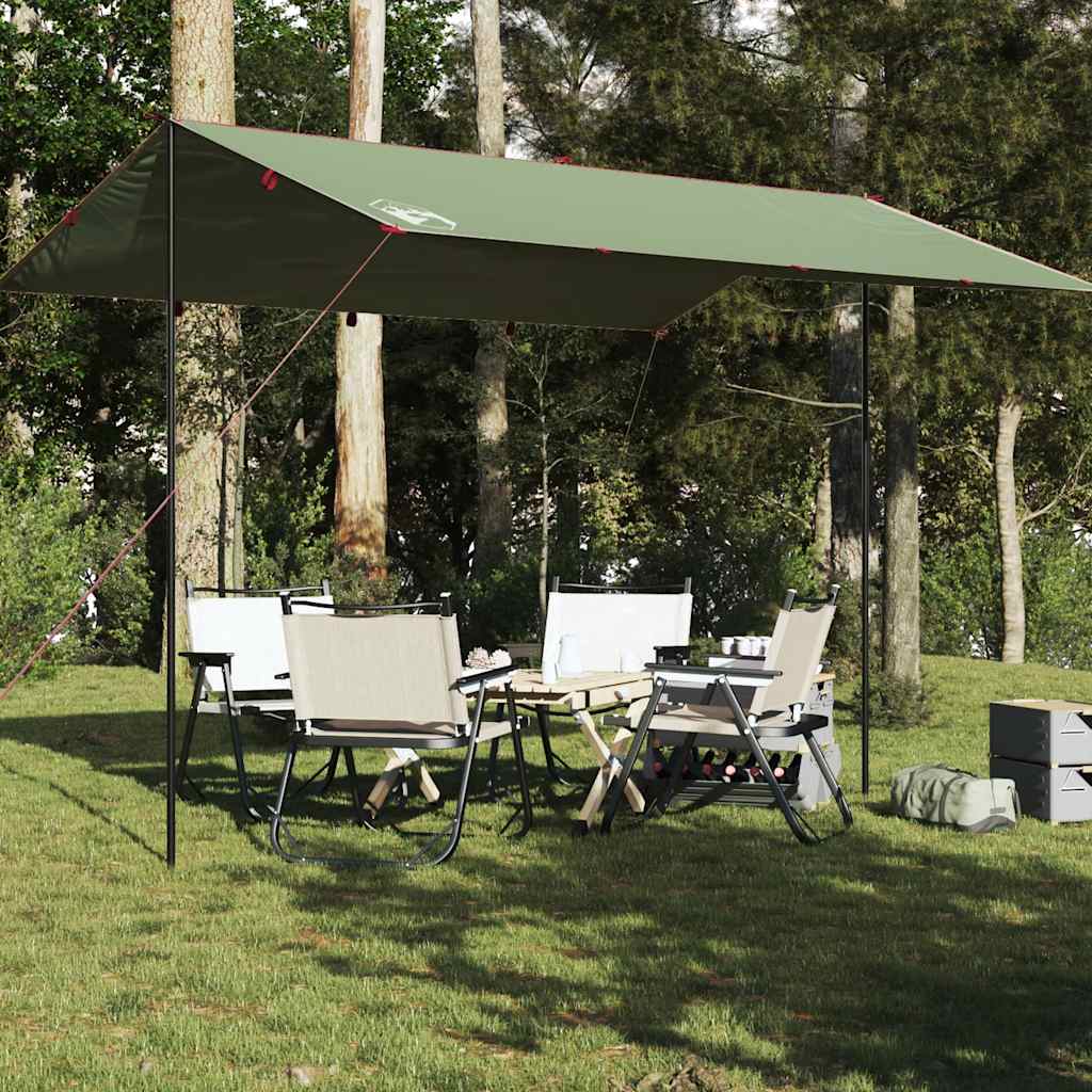 Vidaxl Camping Canopy Vandtæt 400x294 cm grøn