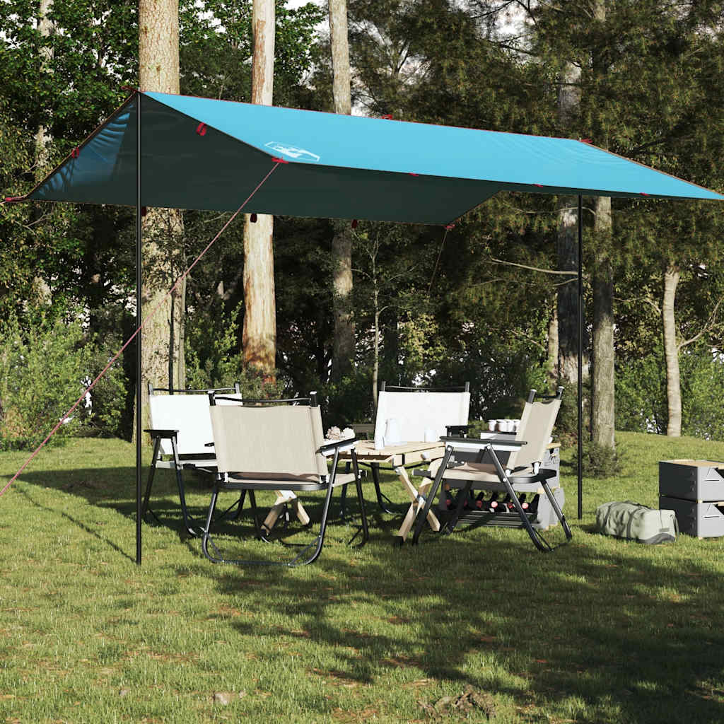 Vidaxl camping camping camping vattentät 400x294 cm blå