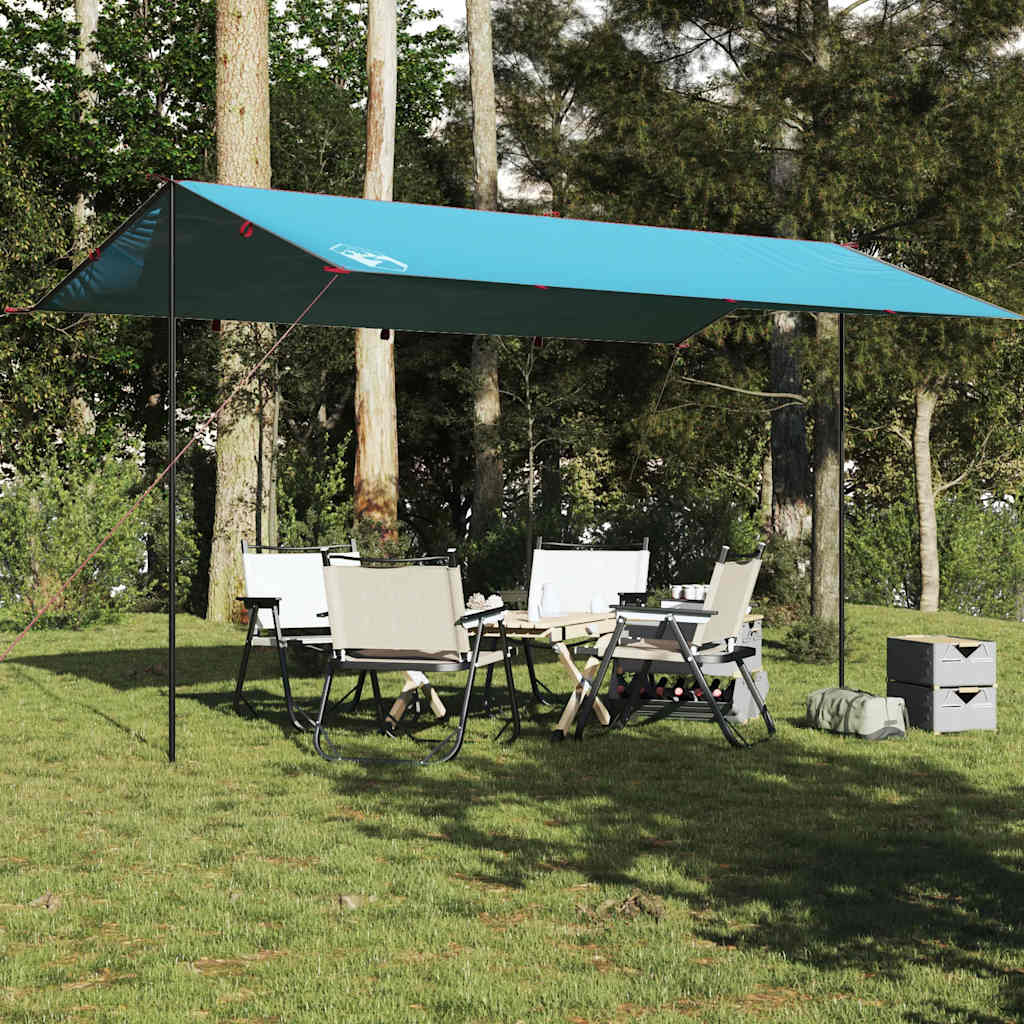 Vidaxl Camping Camping Camping Waterproof 500x294 cm niebieski