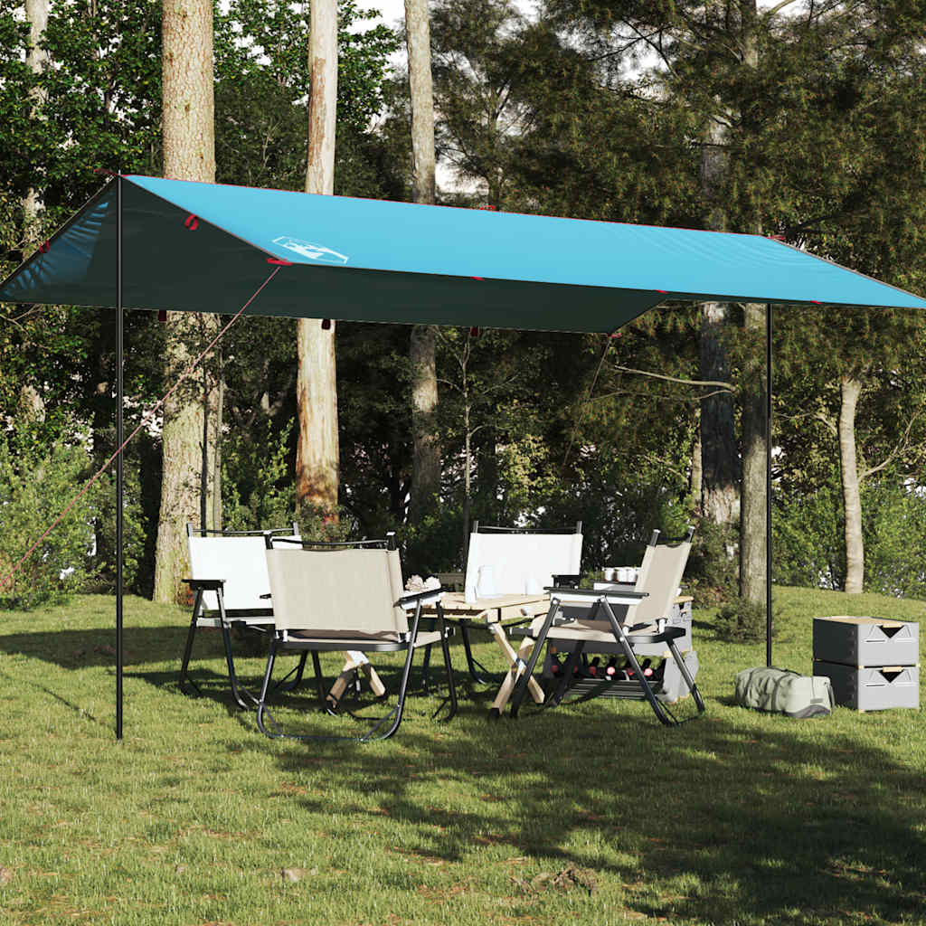 Vidaxl kampeerluifel waterdicht 500x294 cm blauw