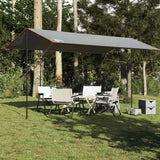 Vidaxx auvent de camping étanche 500x294 cm gris et orange