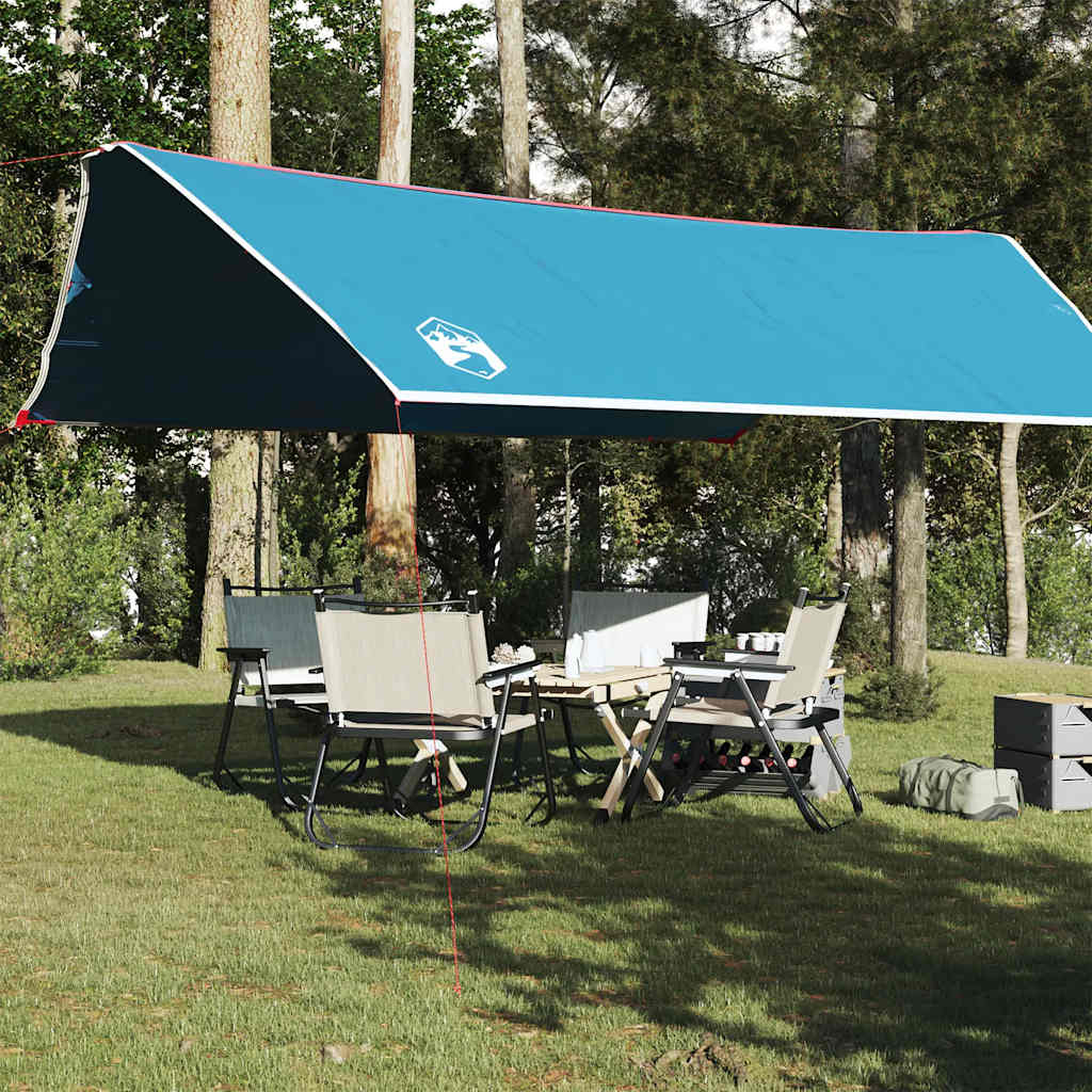 VIDAXL CAMPING CAMPING INCAMPAGGIO IN MAGLIO IN BUSCHIO 500X294 cm blu