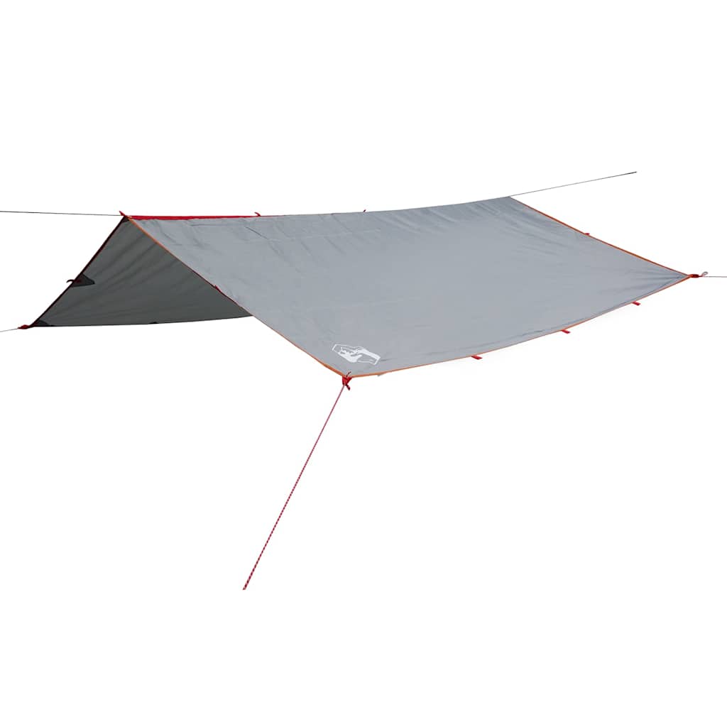 Vidaxx auvent de camping étanche 500x294 cm gris et orange