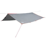 Vidaxx auvent de camping étanche 500x294 cm gris et orange