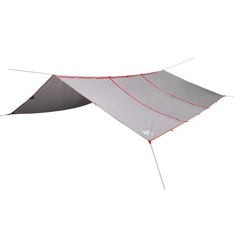 Vidaxx auvent de camping étanche 420x440 cm gris et orange