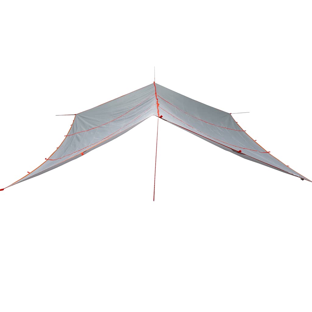 Vidaxx auvent de camping étanche 420x440 cm gris et orange