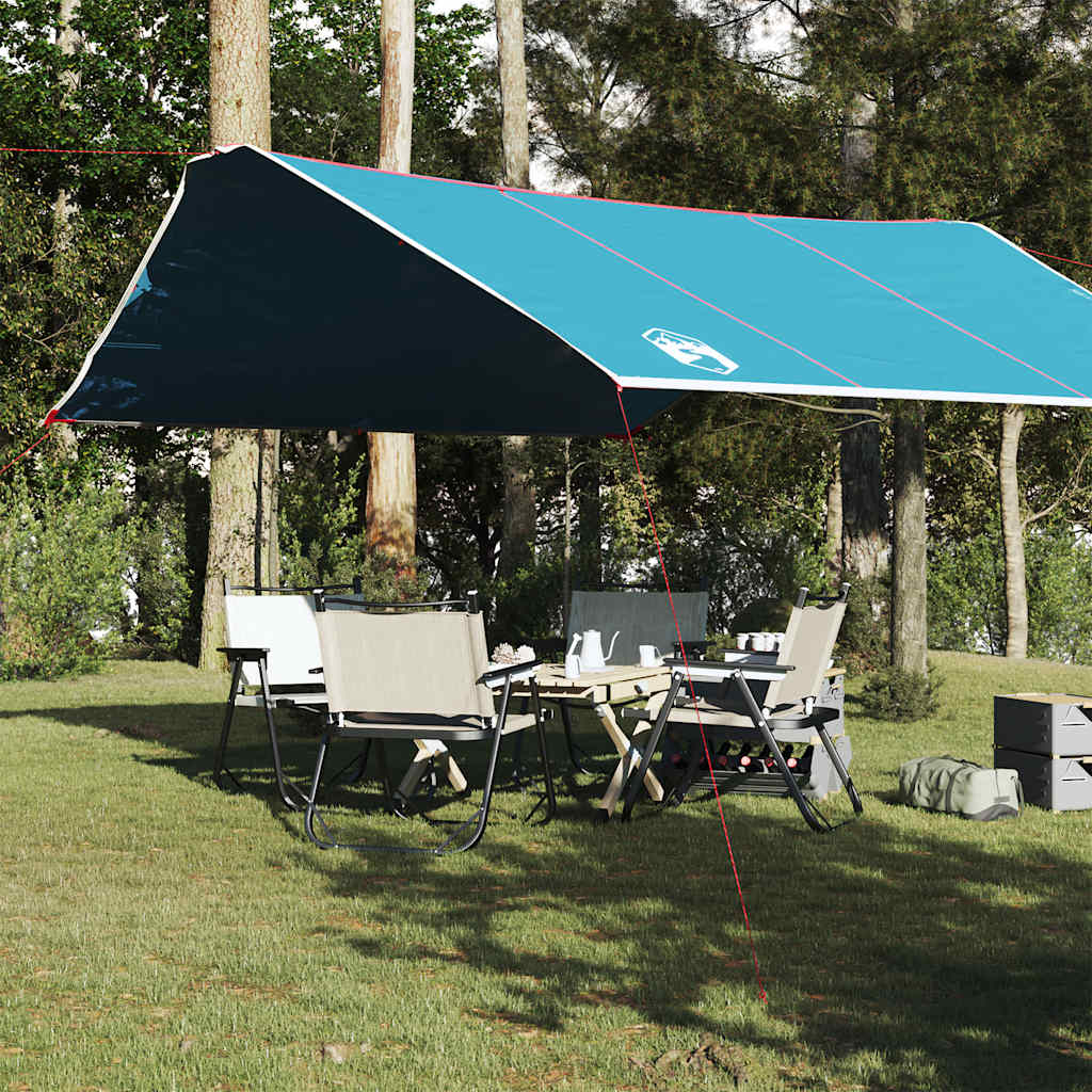 Vidaxl Camping Canopy Waterproof 420x440 cm niebieski