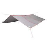 Vidaxx auvent de camping étanche 420x440 cm gris et orange