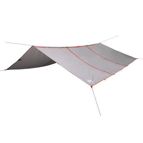 Vidaxx auvent de camping étanche 420x440 cm gris et orange