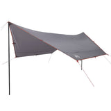 Vidaxl Camping canvas waterproof 430x380x210 cm gray and orange