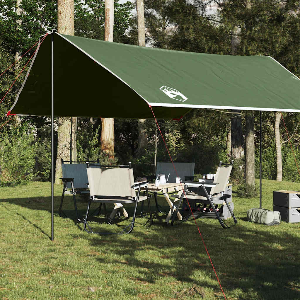 Vidaxl Camping Canopy Vandtæt 430x380x210 cm grøn