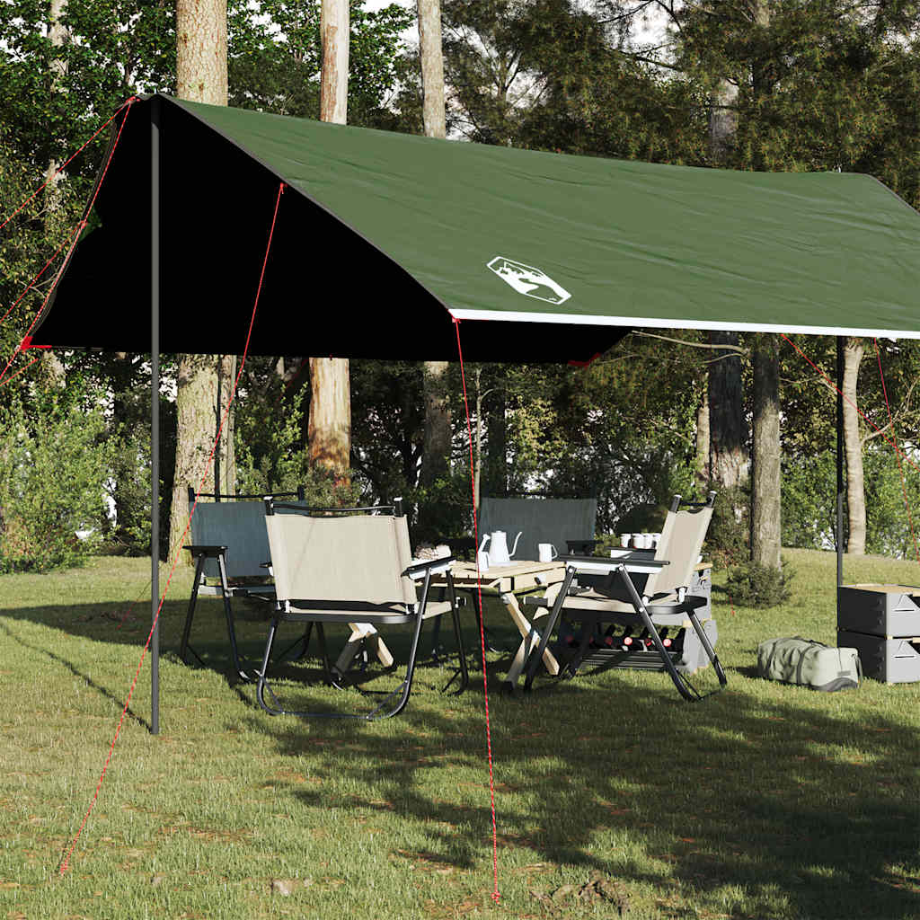 Vidaxl Camping Canvas étanche 460x305x210 cm vert