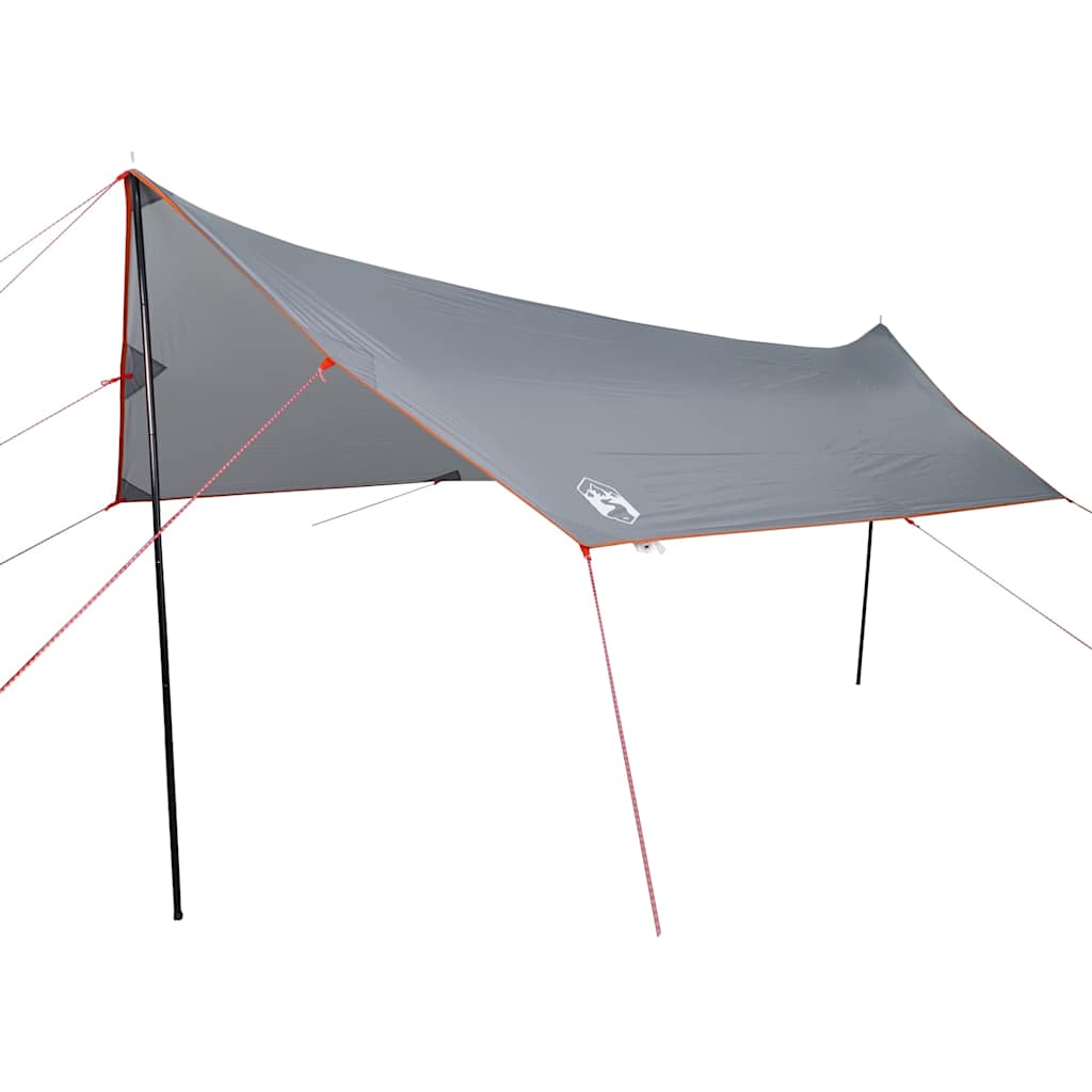 Vidaxl Camping canvas waterproof 460x305x210 cm gray and orange