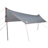 Vidaxl camping lerret vanntett 460x305x210 cm grå og oransje