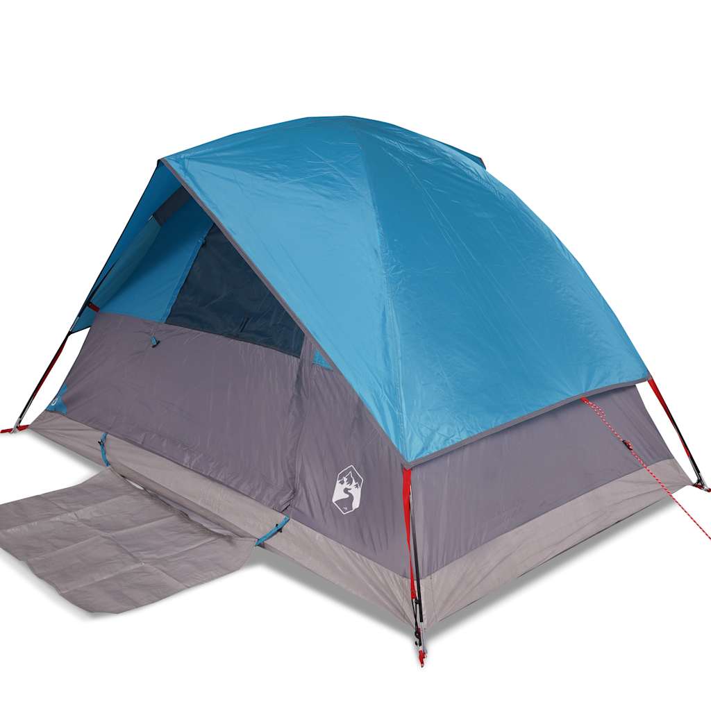 Vidaxl dome tente 2 personnes imperméables bleu