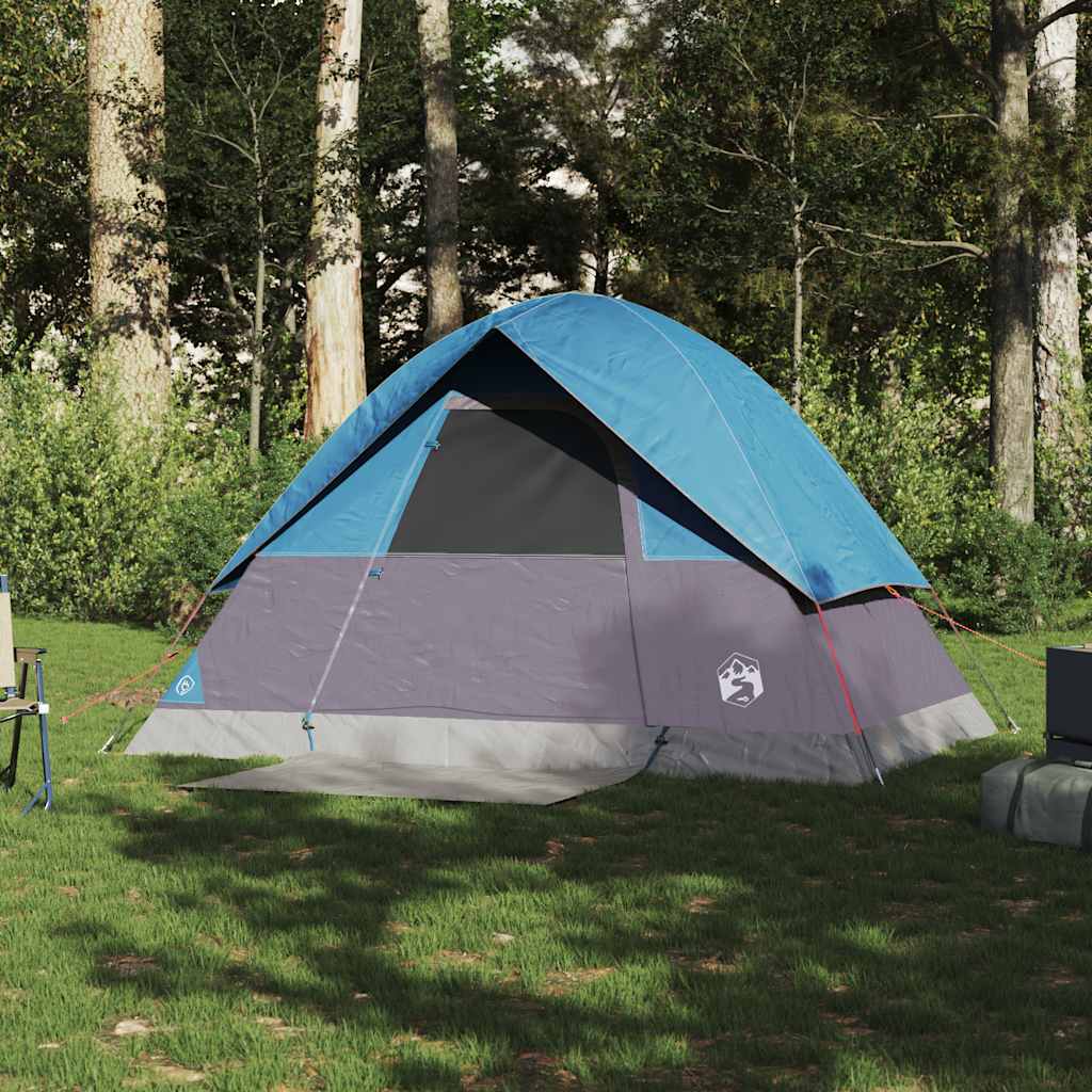 Vidaxl Dome tent 2-person waterproof blue