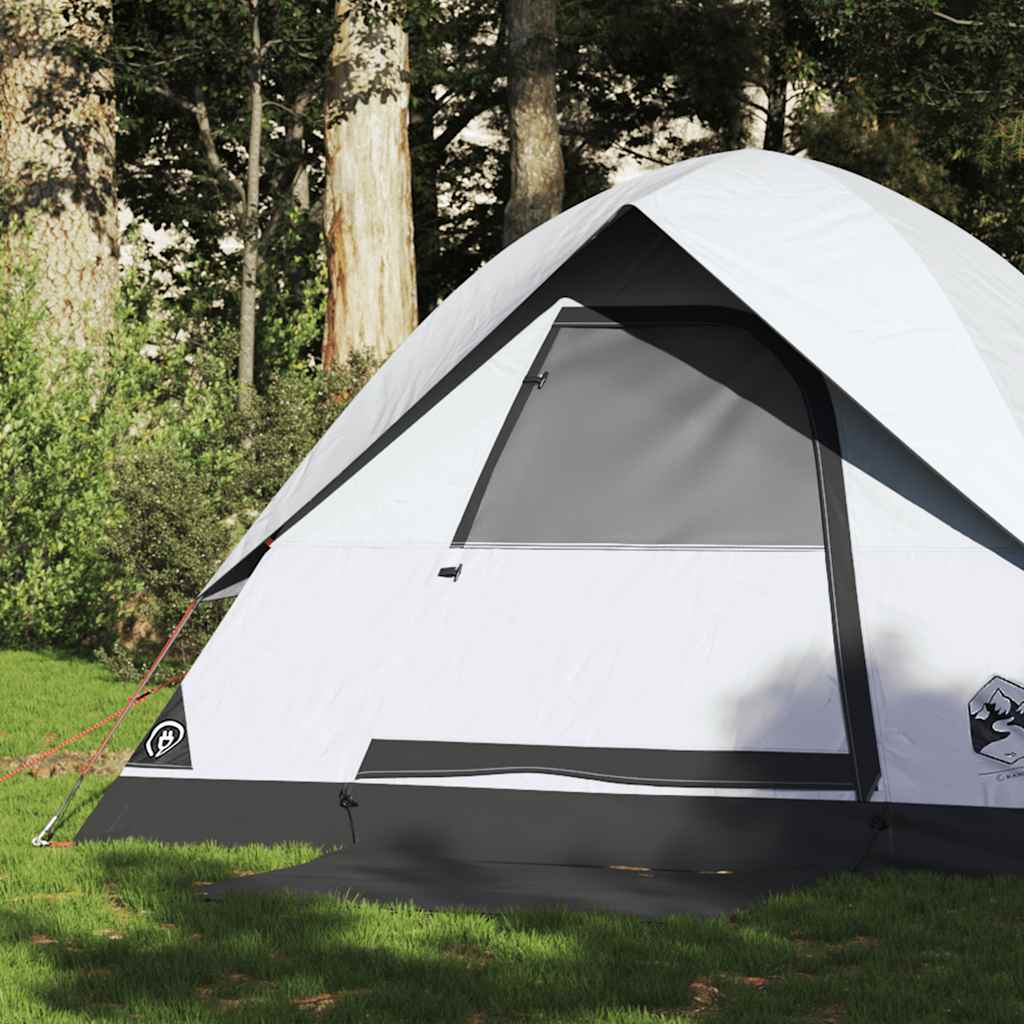 VidaXL Dome tent 2-person waterproofing fabric white