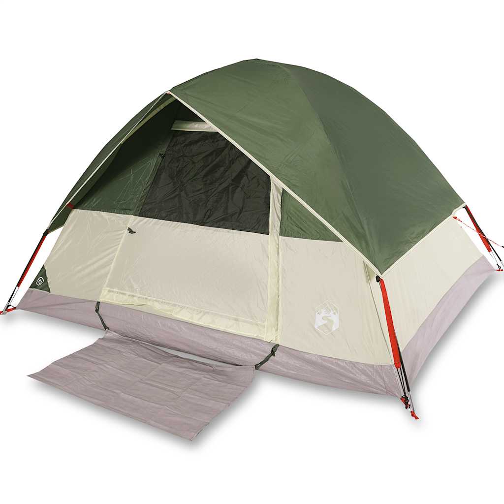 Vidaxl Dome tent 3-person Waterproof Green