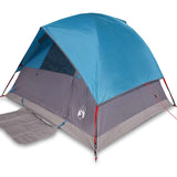 Vidaxl Dome Tenda 3 persone Blu impermeabile