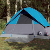 VidaXL tente dôme 3 personnes imperméable bleu