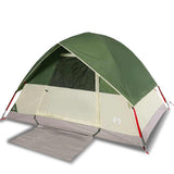 Tente dôme VidaXL 4 personnes imperméable vert