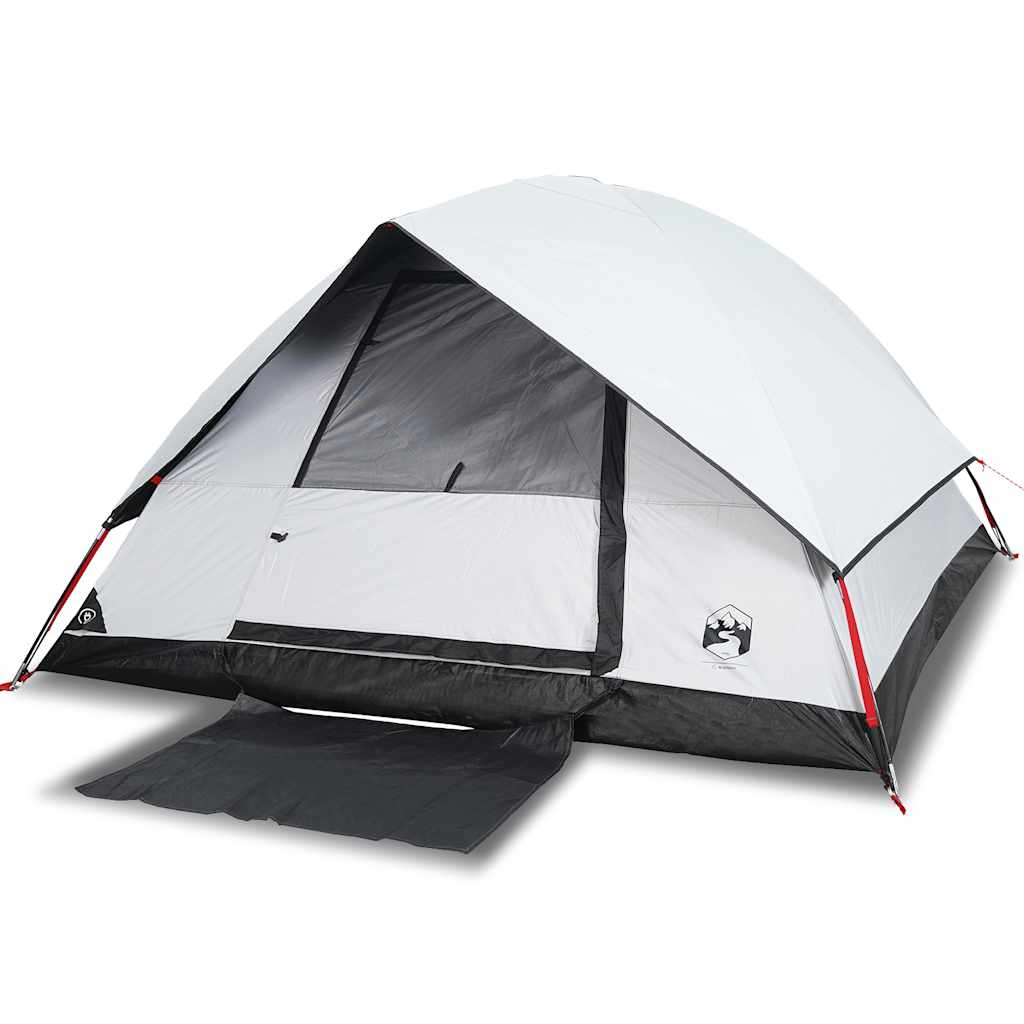 Vidaxl Dome tent 4-person Waterproof Damning Fabric White