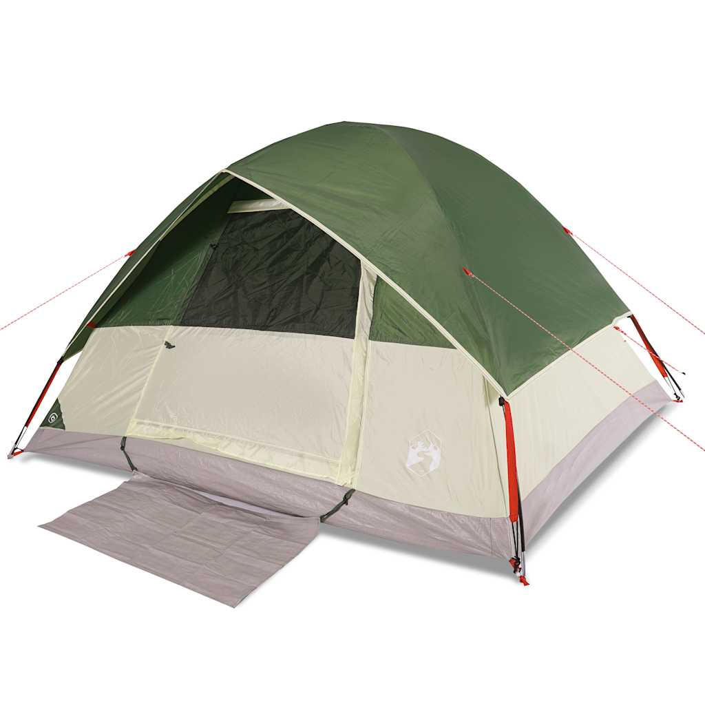 VidaXL Dome tent 6-person Waterproof Green