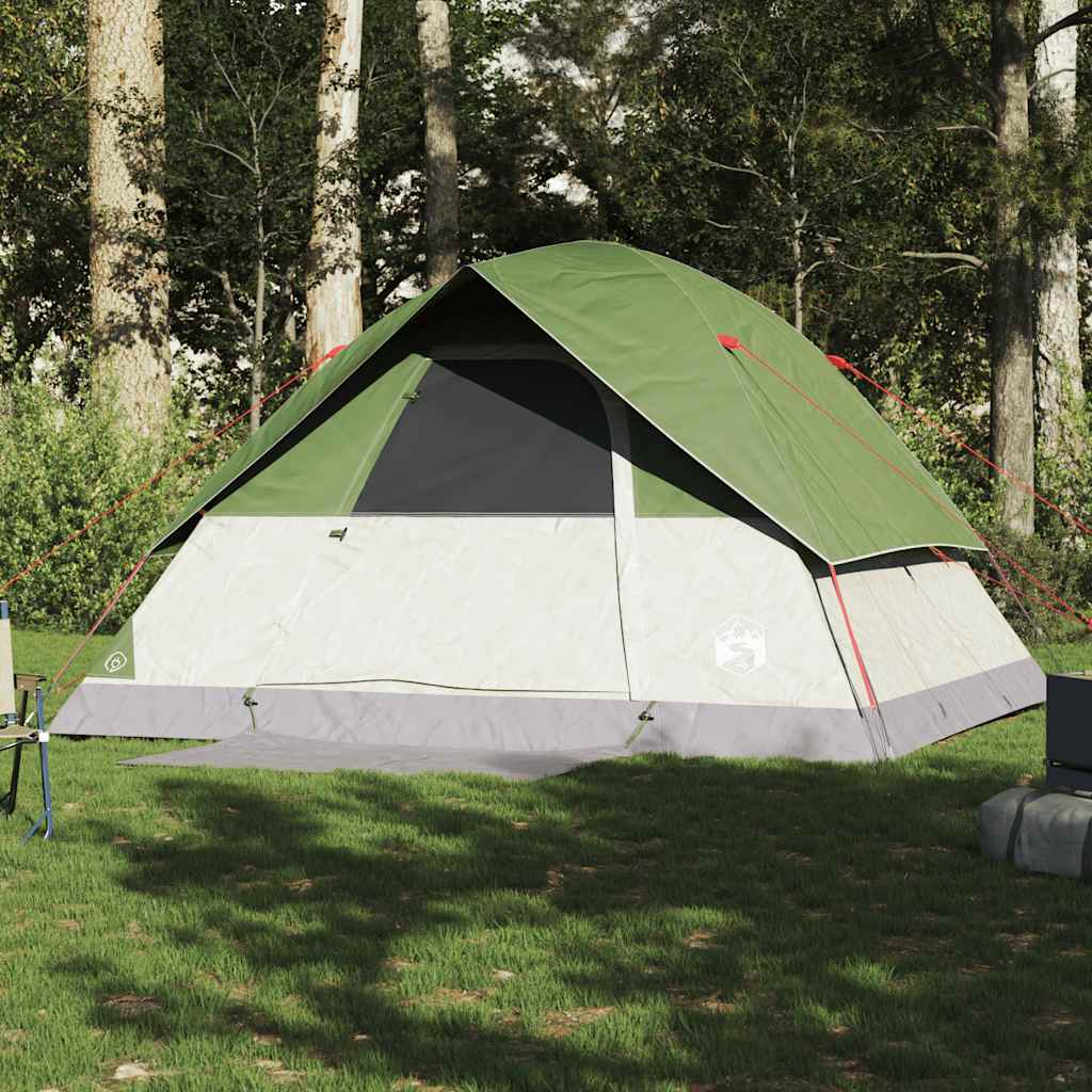 VidaXL Dome tent 6-person Waterproof Green