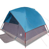 Vidaxl Dome Tenda Blu impermeabile per 6 persone